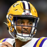 Lsu quarterback jayden daniels nil deal allows him to star in augmented reality poster